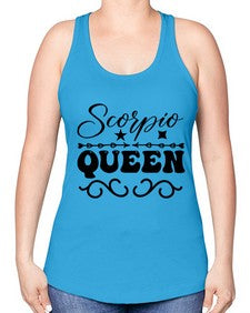 scorpio queen 447# - scorpio -Racerback Tank