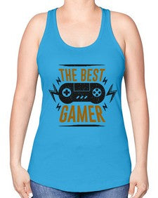 the best 154# - video games -Racerback Tank