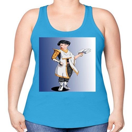 the book master 58# - anime -Racerback Tank