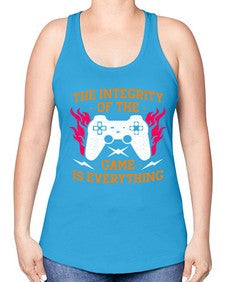 the integrity of the game 155# - video games -Racerback Tank