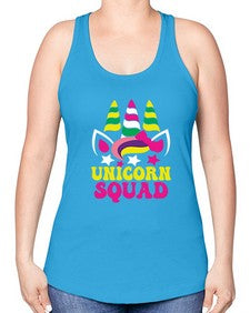 unicorn squad 484# - unicorn -Racerback Tank
