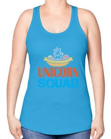 unicorn squad 485# - unicorn -Racerback Tank