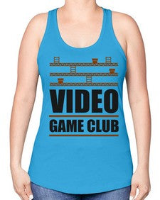 video game club 160# - video games -Racerback Tank