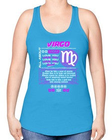 virgo 544# - virgo -Racerback Tank