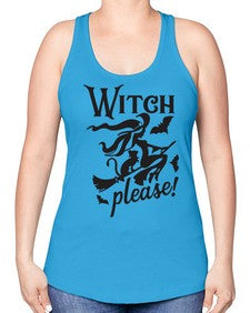 witch please 13# - witch -Racerback Tank