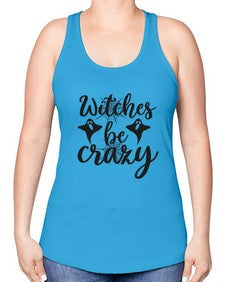 witches be crazy 9# - witch -Racerback Tank