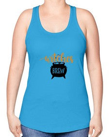 witches brew 6# - witch -Racerback Tank