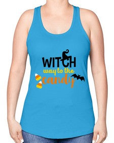 witchwaycandy 4# - witch -Racerback Tank