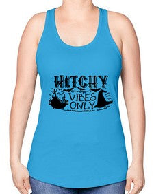 witchy vibes only 3# - witch -Racerback Tank