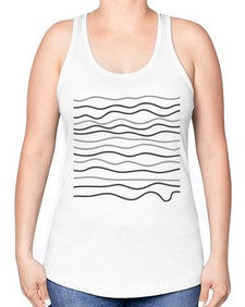 Abstract Shape 194# - art pop art -Racerback Tank