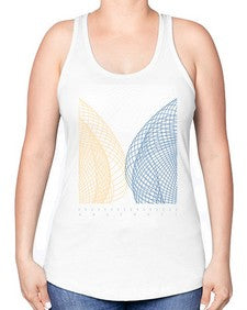 Abstract Shape 204# - art pop art -Racerback Tank