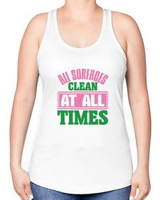 All surfaces clean at all times Style 37# - cleaner -Racerback Tank
