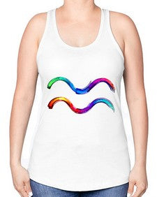 Aquarius 69# - aquarius -Racerback Tank