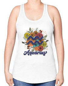 Aquarius 7# - aquarius -Racerback Tank