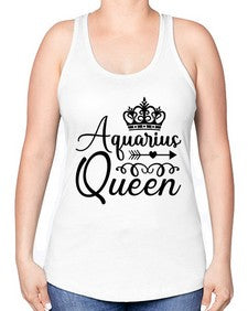 Aquarius queen 74# - aquarius -Racerback Tank
