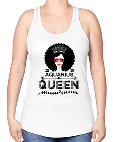 Aquarius queen 75# - aquarius -Racerback Tank