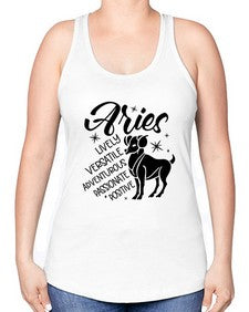 Aries 100# - aries -Racerback Tank
