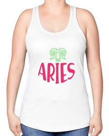 Aries 101# - aries -Racerback Tank