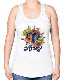 Aries 5# - aries -Racerback Tank
