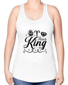 Aries king 111# - aries -Racerback Tank