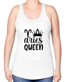 Aries queen 118# - aries -Racerback Tank