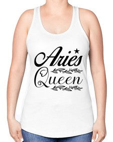Aries queen 119# - aries -Racerback Tank