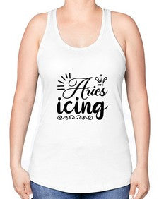 Ariesicing 105# - aries -Racerback Tank