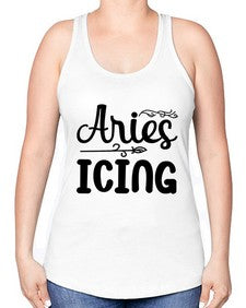 Ariesicing 106# - aries -Racerback Tank