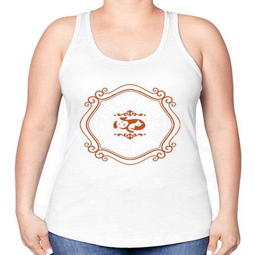 Ask Me About My Dog Style 130# - dogs -Racerback Tank