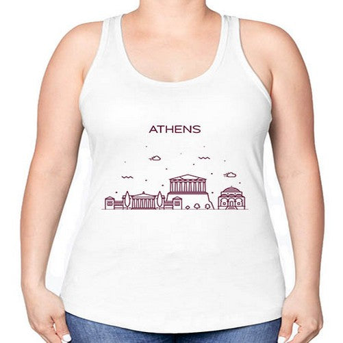 Athens 366# - cities -Racerback Tank