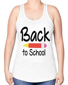Back to School 5# - general school -Racerback Tank
