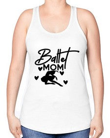 Ballet mom 75# - ballet -Racerback Tank
