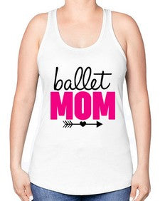 Ballet mom 76# - ballet -Racerback Tank