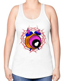 Bastard alarm 10# - cartoon general -Racerback Tank