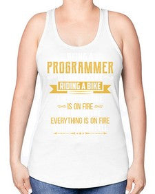 Being a Programmer 3# - computer -Racerback Tank