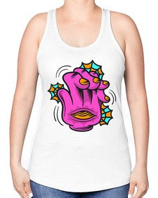 Bored high five 23# - cartoon general -Racerback Tank