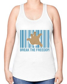 Break the Freedom 25# - internet -Racerback Tank