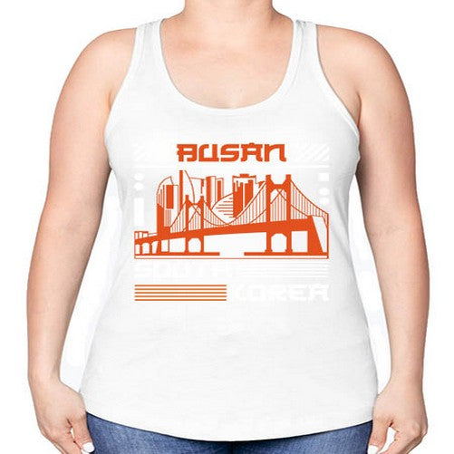 Busan 524# - cities -Racerback Tank