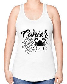 Cancer 151# - cancer -Racerback Tank