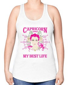 Capricorn chick 193# - capricorn -Racerback Tank