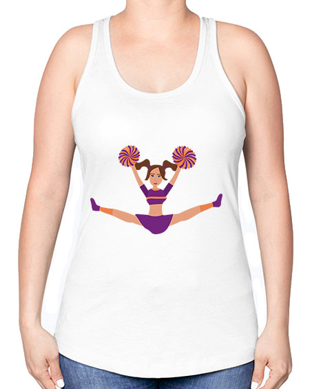 Cheerleader 15# - cheer -Racerback Tank
