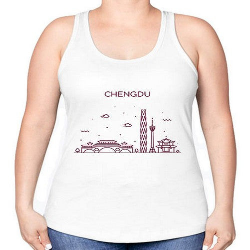 Chengdu 561# - cities -Racerback Tank