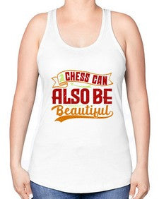 Chess can also be beautiful 65# - chess -Racerback Tank