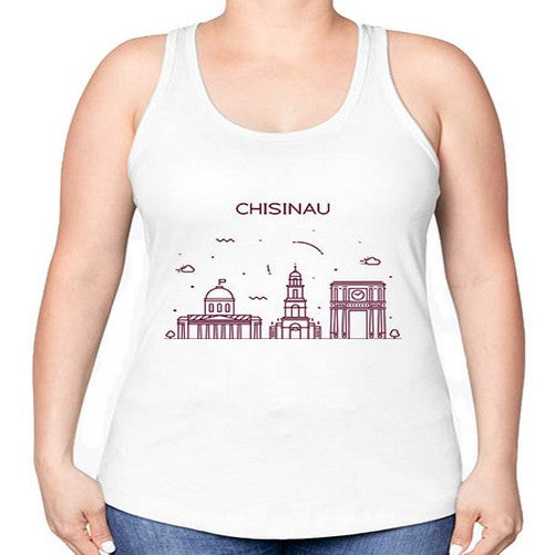 Chisinau 577# - cities -Racerback Tank