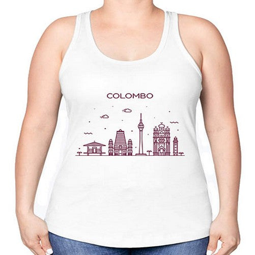 Colombo 597# - cities -Racerback Tank