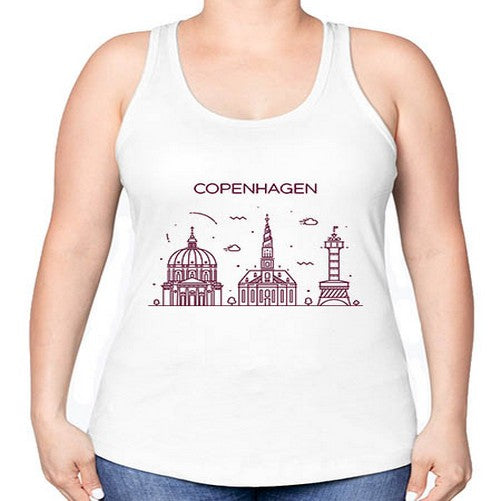 Copenhagen 623# - cities -Racerback Tank