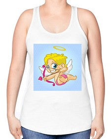 Cupid 79# - cartoon general -Racerback Tank