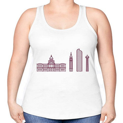 Denver 660# - cities -Racerback Tank