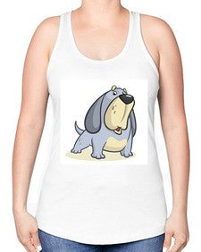 dog 115# - dogs -Racerback Tank