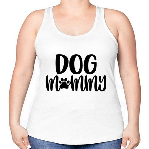 Dog Mommy Style 24# - dogs -Racerback Tank